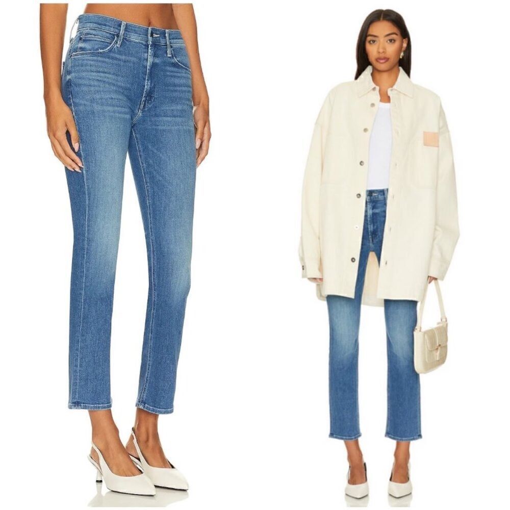 Mother Mid Rise Dazzler Ankle 30 Wish on a Star $248